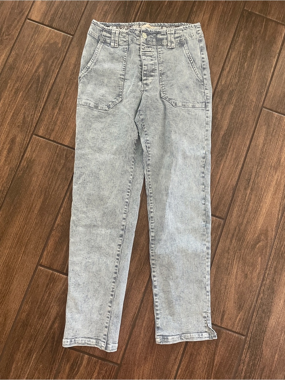Sundance Emberly Jeans Railroad Stripe Size 6